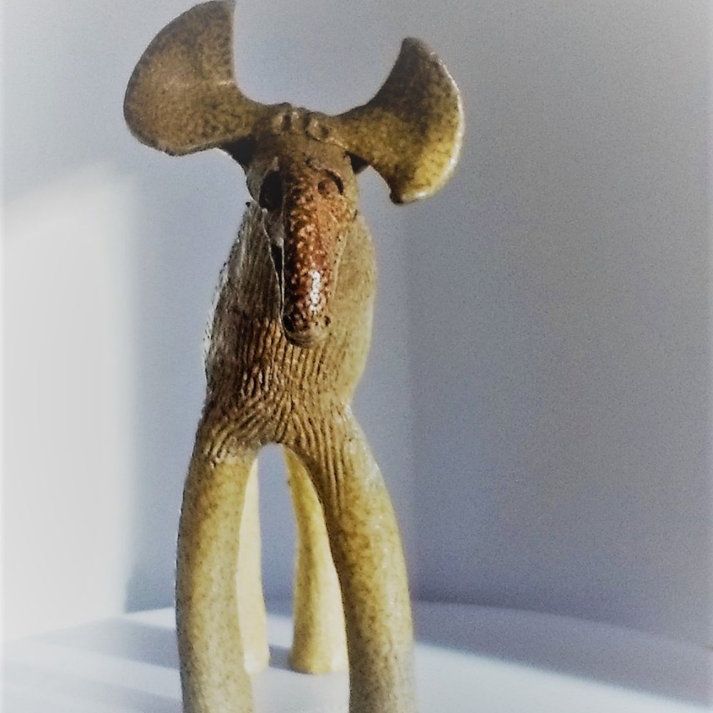 Ceramic moose - Picture 2 of 3